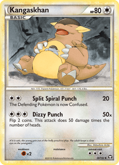 Kangaskhan 36/102 HS—Triumphant