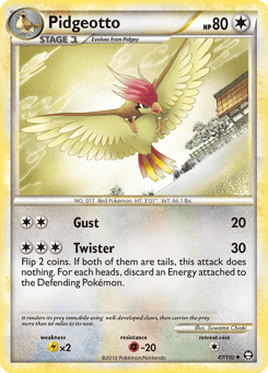 Pidgeotto 47/102 HS—Triumphant