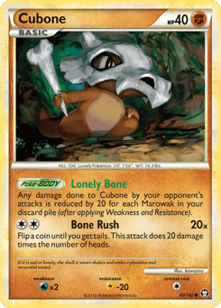 Cubone 60/102 HS—Triumphant