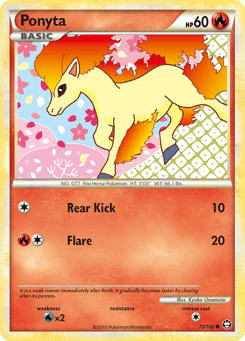Ponyta 72/102 HS—Triumphant