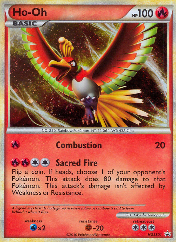 Ho-Oh HGSS01 HGSS Black Star Promos
