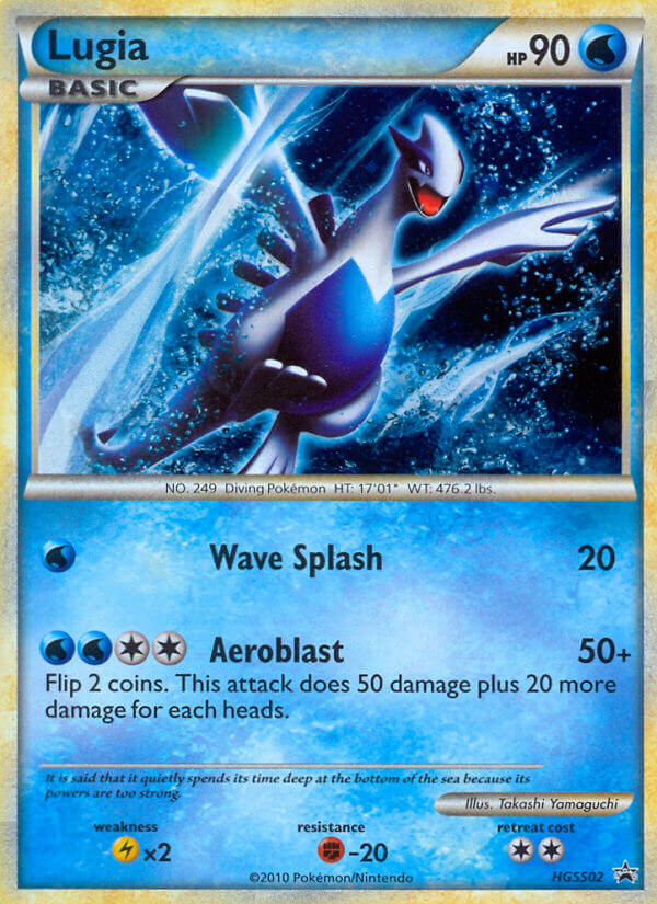 Lugia HGSS02 HGSS Black Star Promos