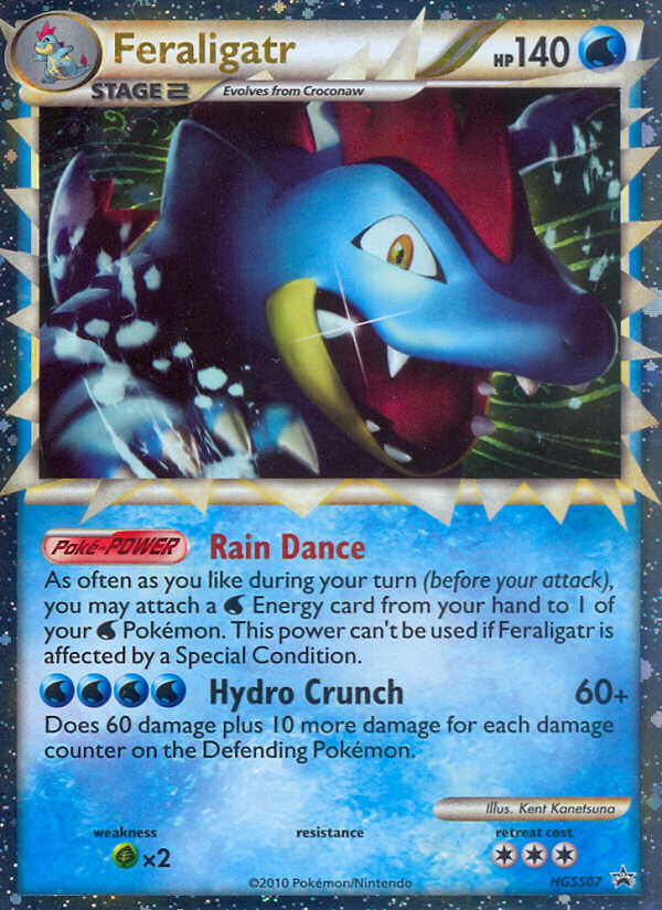 Feraligatr HGSS07 HGSS Black Star Promos