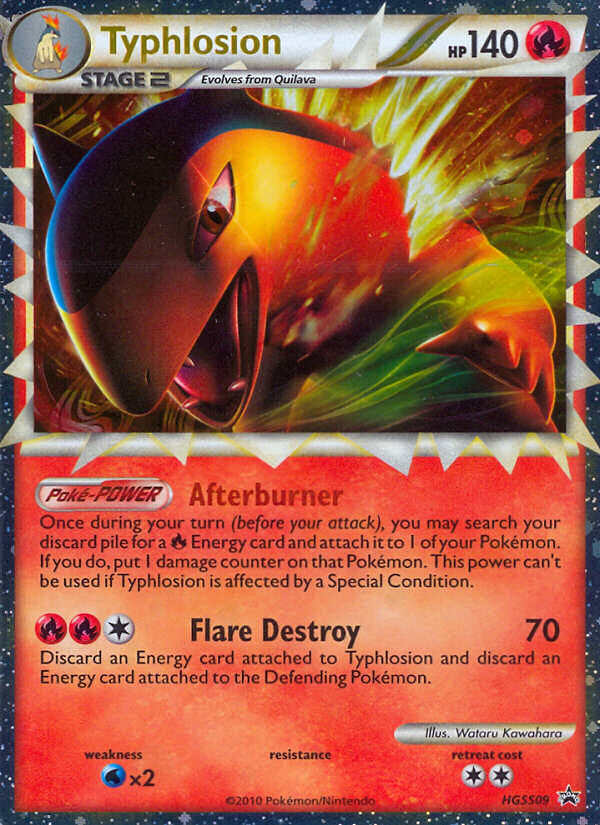 Typhlosion HGSS09 HGSS Black Star Promos