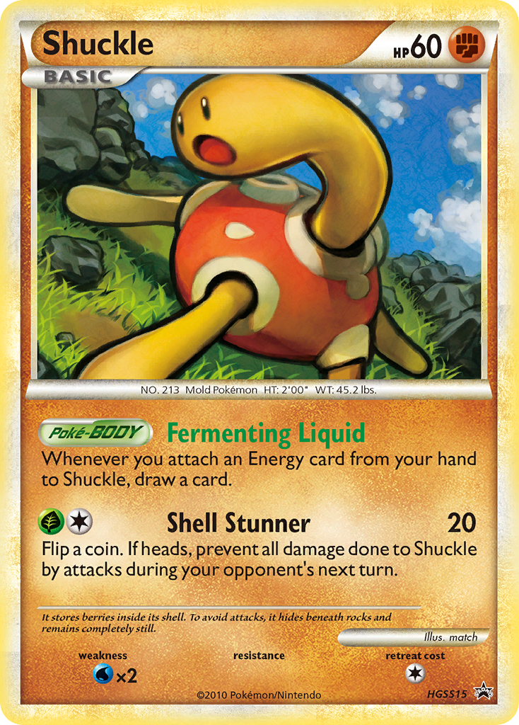 Shuckle HGSS15 HGSS Black Star Promos