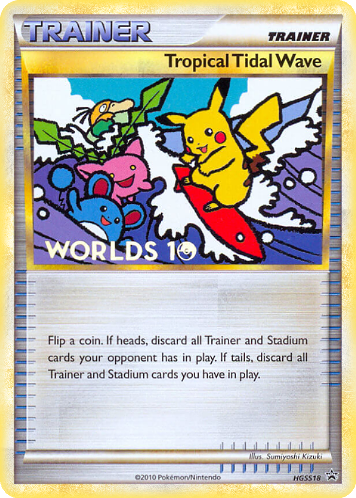 Tropical Tidal Wave HGSS18 HGSS Black Star Promos
