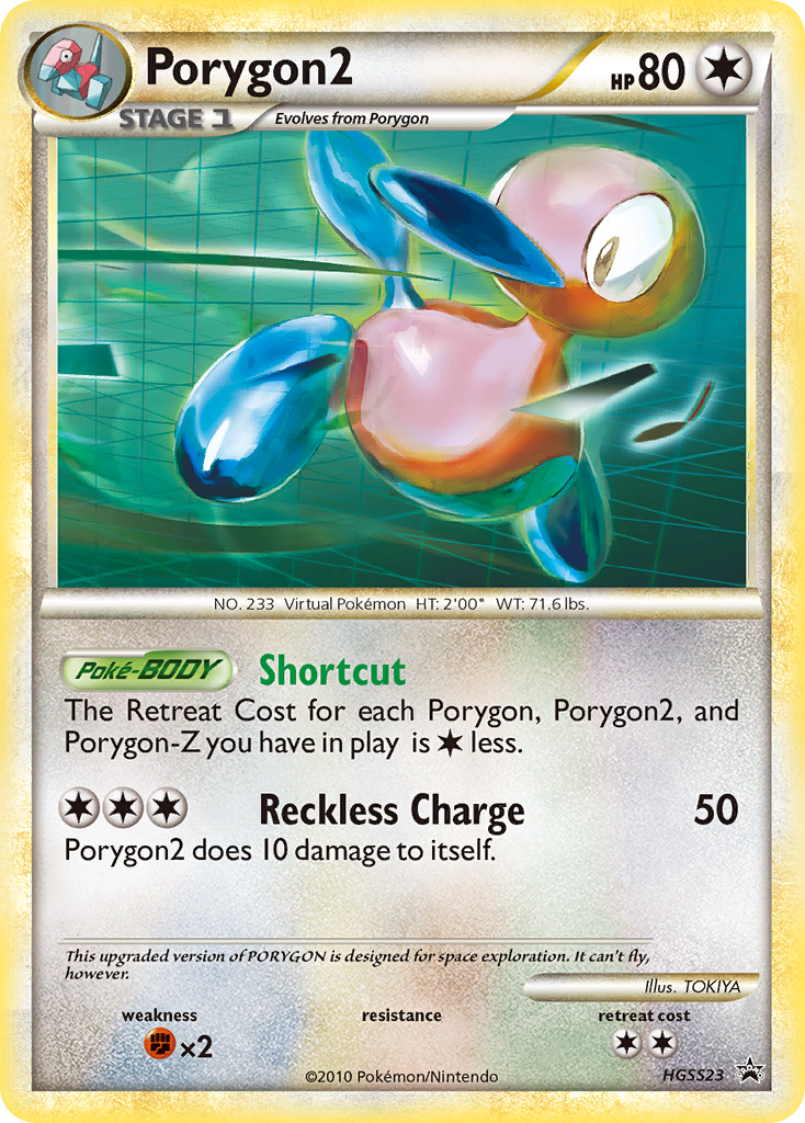 Porygon2 HGSS23 HGSS Black Star Promos