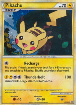 Pikachu HGSS03 HGSS Black Star Promos