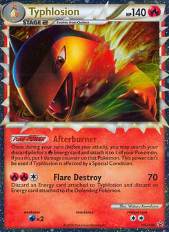 Typhlosion HGSS09 HGSS Black Star Promos