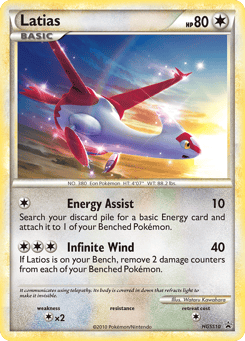 Latias HGSS10 HGSS Black Star Promos