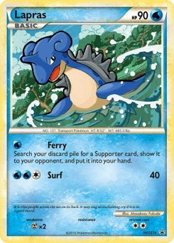 Lapras HGSS14 HGSS Black Star Promos