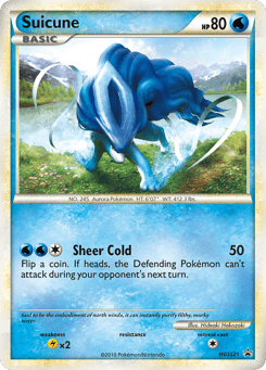 Suicune HGSS21 HGSS Black Star Promos
