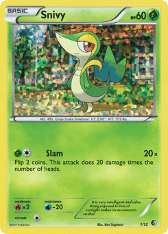 Snivy 1/12 McDonald's Collection 2011