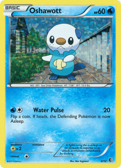 Oshawott 4/12 McDonald's Collection 2011