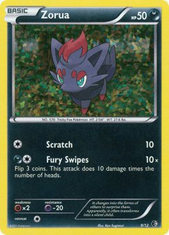 Zorua 9/12 McDonald's Collection 2011