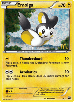 Emolga 6/12 McDonald's Collection 2012