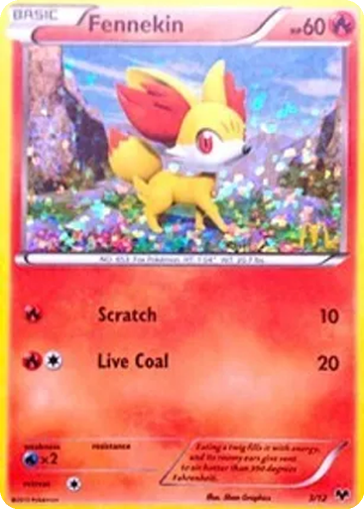 Fennekin 3/12 McDonald's Collection 2014
