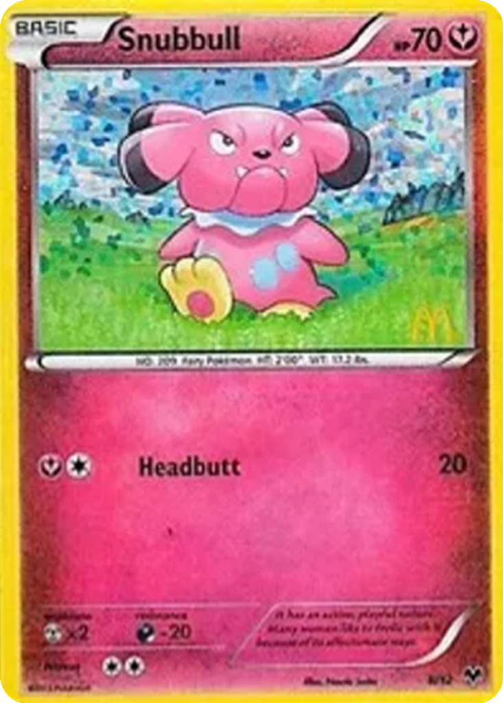 Snubbull 8/12 McDonald's Collection 2014