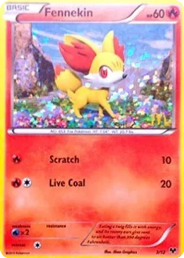 Fennekin 3/12 McDonald's Collection 2014