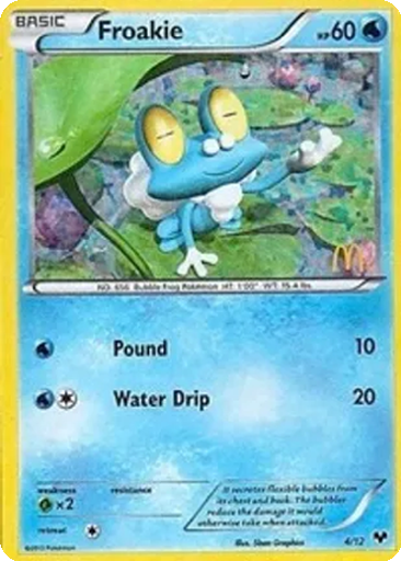 Froakie 4/12 McDonald's Collection 2014