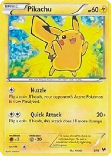 Pikachu 5/12 McDonald's Collection 2014