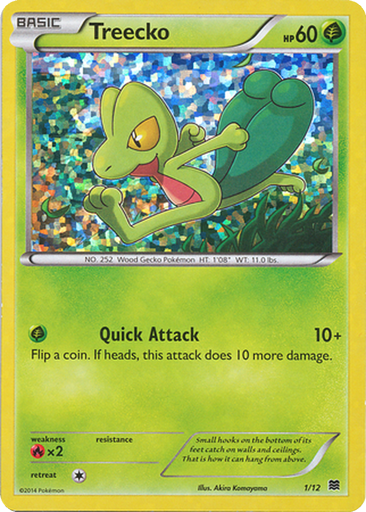 Treecko 1/12 McDonald's Collection 2015