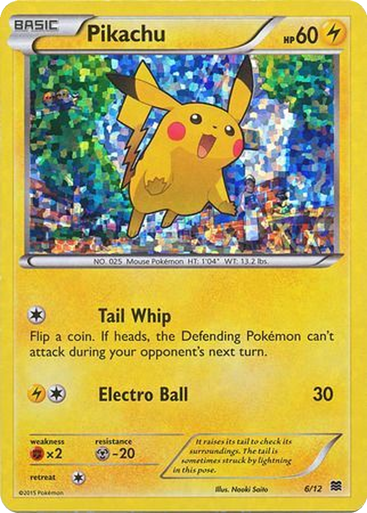 Pikachu 6/12 McDonald's Collection 2015