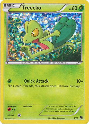 Treecko 1/12 McDonald's Collection 2015