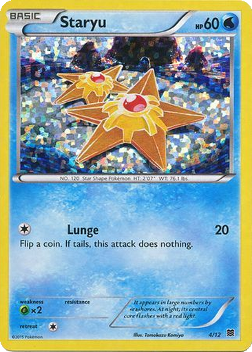Staryu 4/12 McDonald's Collection 2015