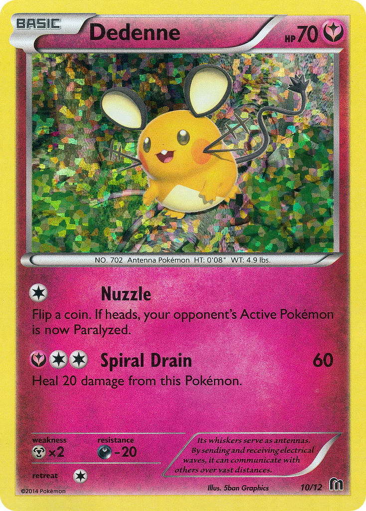 Dedenne 10/12 McDonald's Collection 2016
