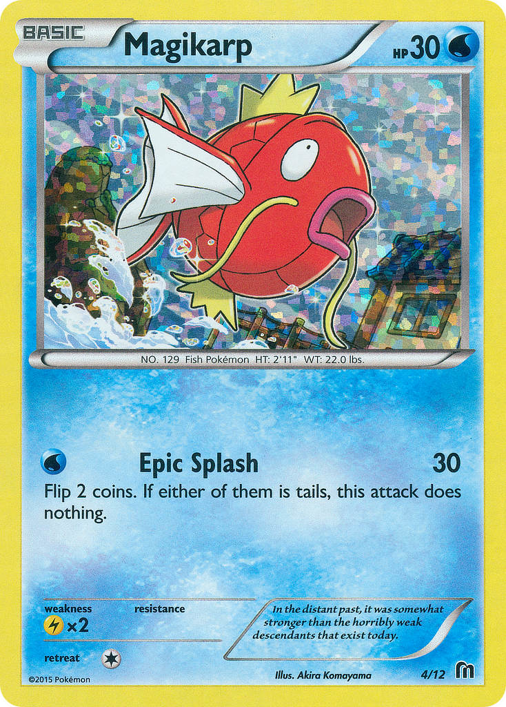 Magikarp 4/12 McDonald's Collection 2016
