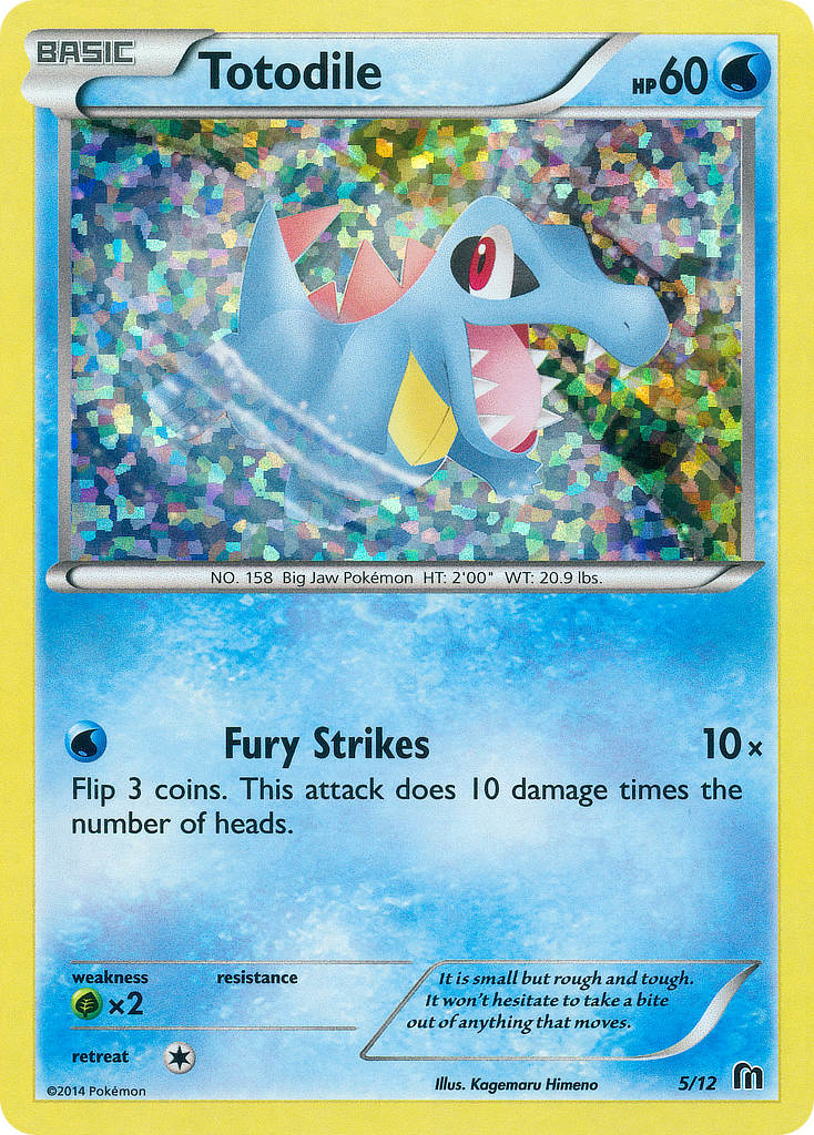 Totodile 5/12 McDonald's Collection 2016