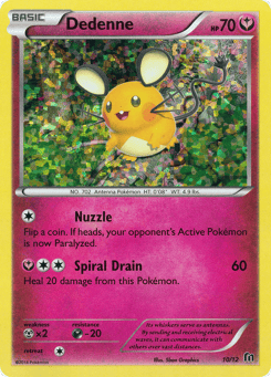 Dedenne 10/12 McDonald's Collection 2016