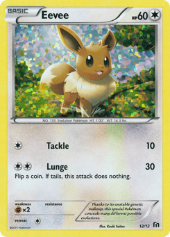 Eevee 12/12 McDonald's Collection 2016