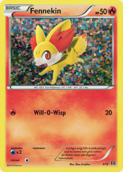 Fennekin 3/12 McDonald's Collection 2016