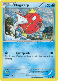 Magikarp 4/12 McDonald's Collection 2016