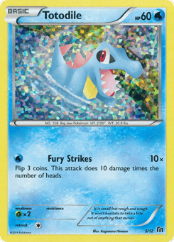 Totodile 5/12 McDonald's Collection 2016