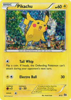 Pikachu 6/12 McDonald's Collection 2016