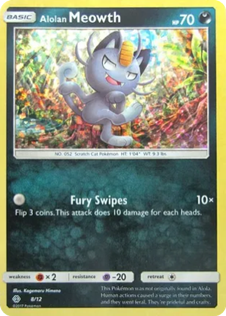 Alolan Meowth 8/12 McDonald's Collection 2017