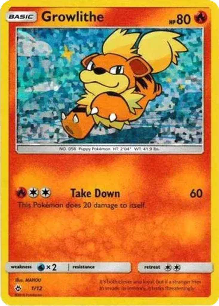 Growlithe 1/12 McDonald's Collection 2018