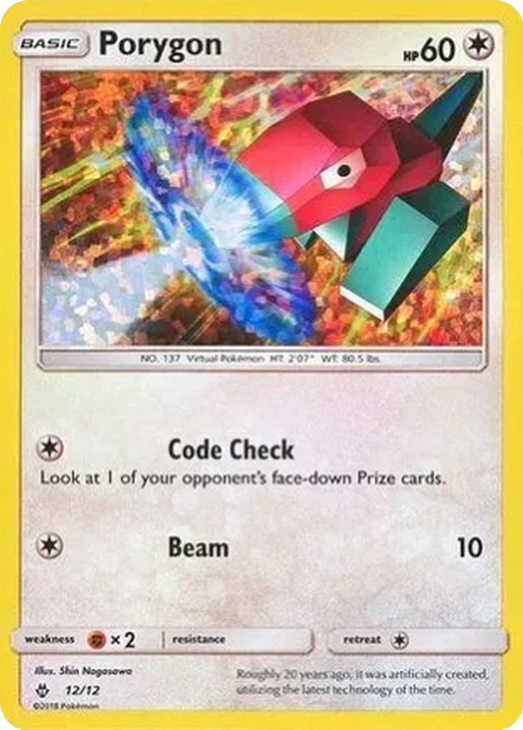 Porygon 12/12 McDonald's Collection 2018
