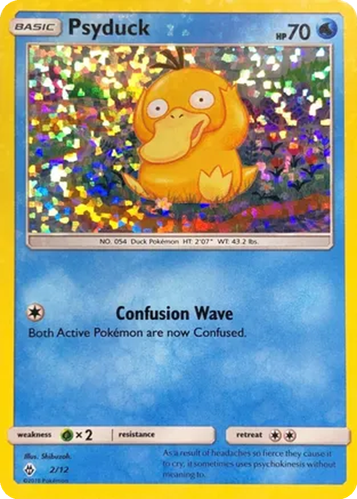 Psyduck 2/12 McDonald's Collection 2018