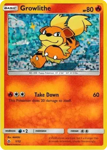 Growlithe 1/12 McDonald's Collection 2018