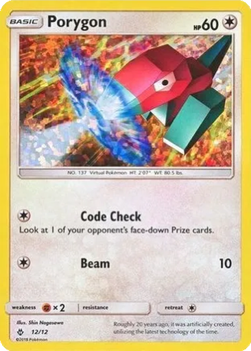 Porygon 12/12 McDonald's Collection 2018