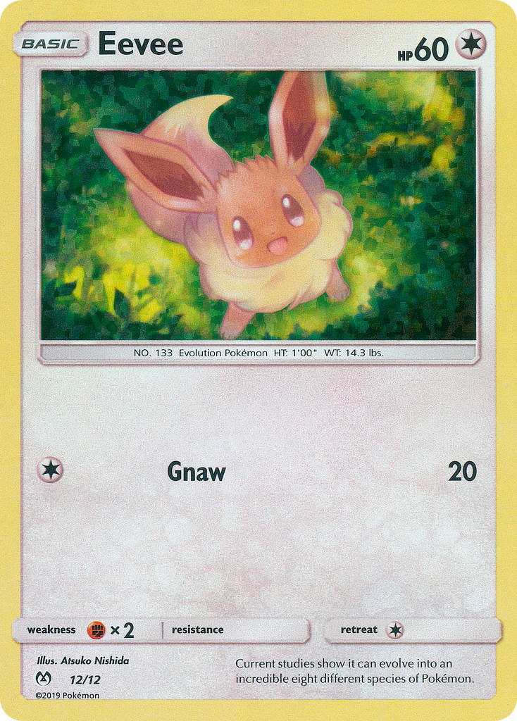 Eevee 12/12 McDonald's Collection 2019