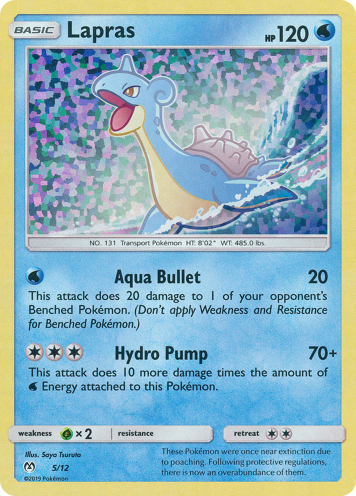 Lapras 5/12 McDonald's Collection 2019