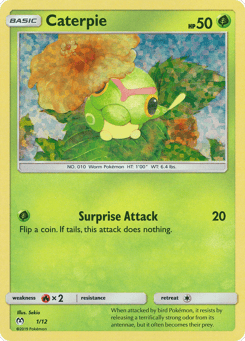 Caterpie 1/12 McDonald's Collection 2019