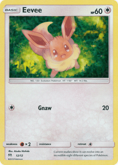 Eevee 12/12 McDonald's Collection 2019