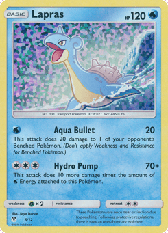 Lapras 5/12 McDonald's Collection 2019