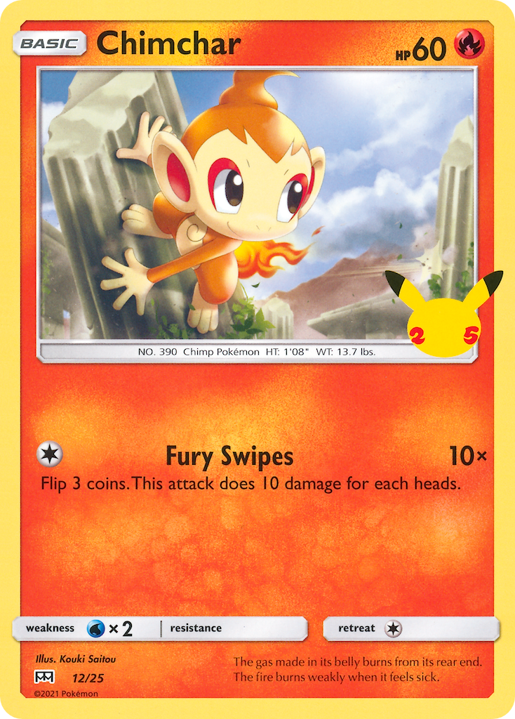Chimchar 12/25 McDonald's Collection 2021